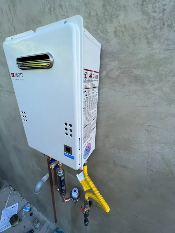 Tankless water heater installation for Midway East homes